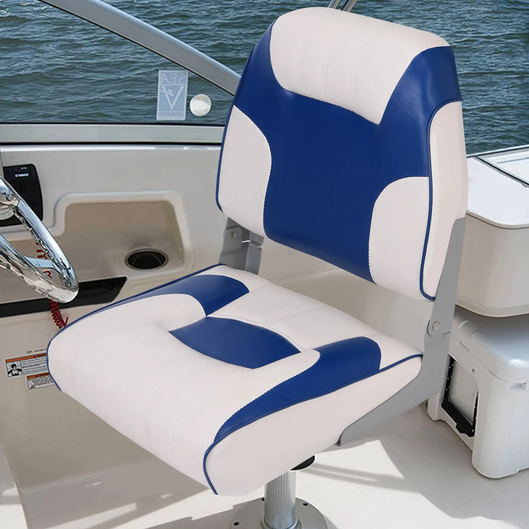 1*Boat Seats, Low Back, Boat Seats Stainless Steel Screws Included,Fold-Down Fishing Boat Chair with Thickened Sponge Padding and Hinge for Fishing Boats, Jon Boats, 2 Packs, Royal Blue
1*Boat Seats, Low Back, Boat Seats Stainless Steel Screws Included,Fold-Down Fishing Boat Chair with Thickened Sponge Padding and Hinge for Fishing Boats, Jon Boats, 2 Packs, Royal Blue