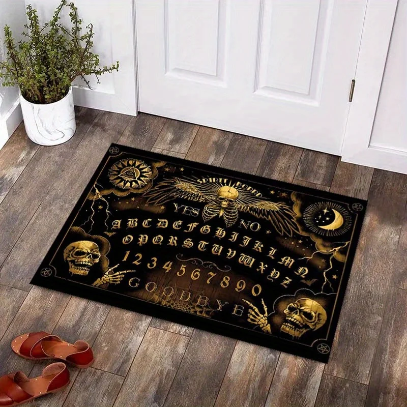 VIKAMA American Retro Light Luxury Carpet Dark Skull Wings Sun And Moon Mysterious Non-Slip Floor Mat Entrance Living Room Decor
VIKAMA American Retro Light Luxury Carpet Dark Skull Wings Sun And Moon Mysterious Non-Slip Floor Mat Entrance Living Room Decor
