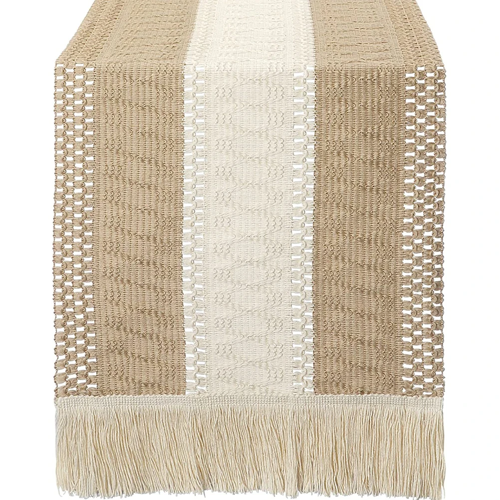 Cotton Linen Table Runner Tassel Design Rectangles Squares Circles Shape Festivals Dinner Party Wedding Decorative Cloth
Cotton Linen Table Runner Tassel Design Rectangles Squares Circles Shape Festivals Dinner Party Wedding Decorative Cloth
