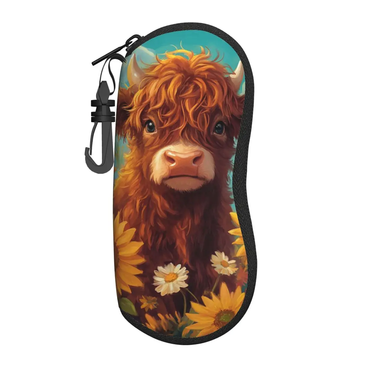 Пользовательские защитные чехлы для очков Highland Cow And Flower Shell, крутой чехол для солнцезащитных очков, сумка для очков
Пользовательские защитные чехлы для очков Highland Cow And Flower Shell, крутой чехол для солнцезащитных очков, сумка для очков