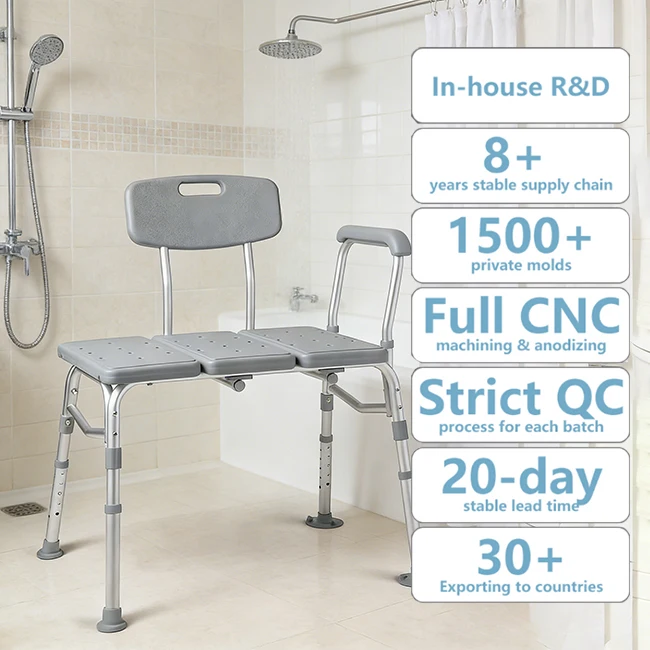 Simplywalk Aluminum Alloy 136KG Bath Shower Chair Widen Tub Paraplegic UKCA Long-term Cooperation
Simplywalk Aluminum Alloy 136KG Bath Shower Chair Widen Tub Paraplegic UKCA Long-term Cooperation