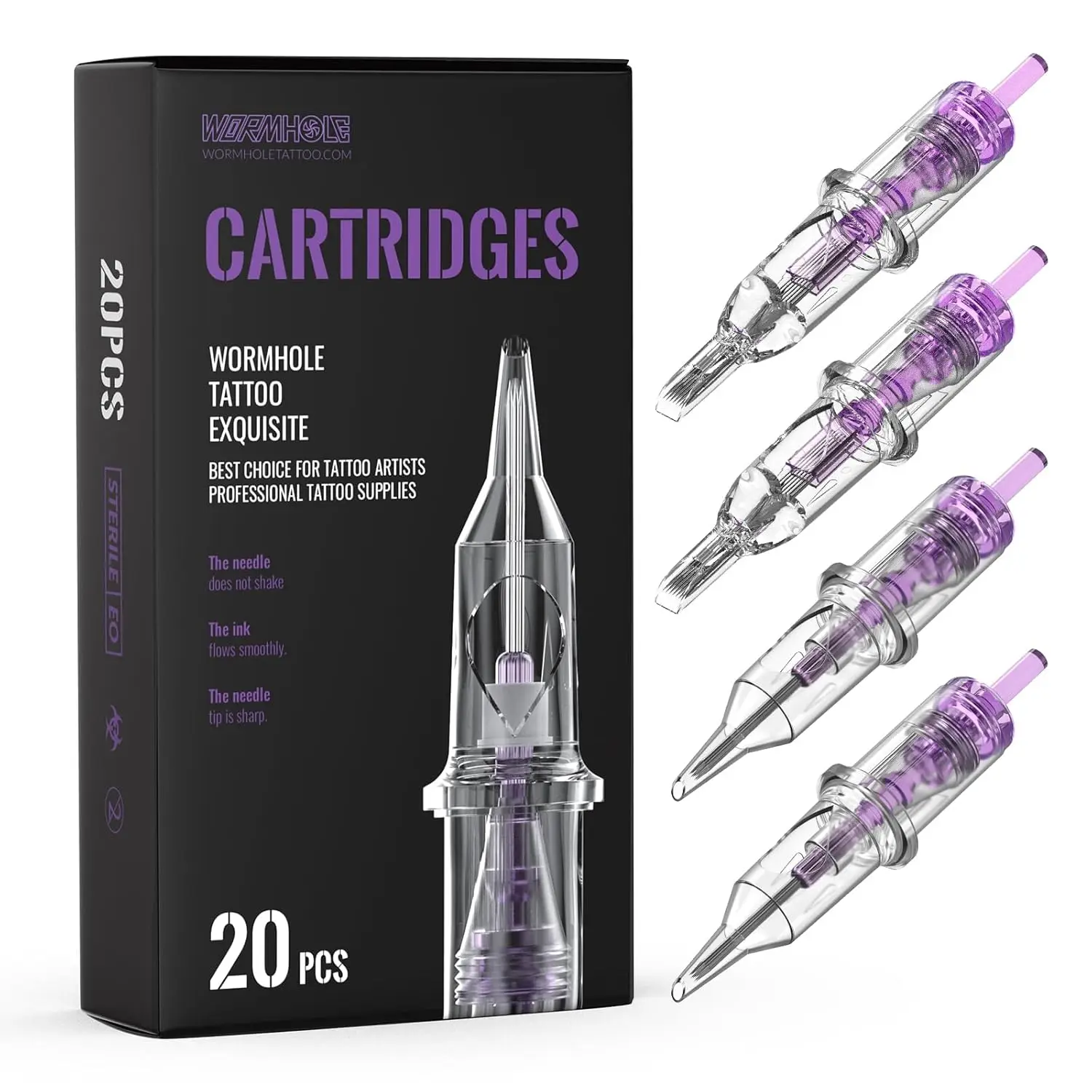 20pcs Tattoo Cartridge Needles Mixed Sizes 3RL 5RL 5RM 7RM for Lining Shading Disposable
20pcs Tattoo Cartridge Needles Mixed Sizes 3RL 5RL 5RM 7RM for Lining Shading Disposable