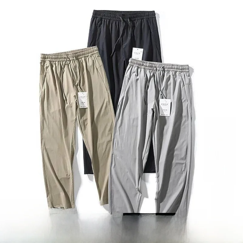 New 2026 Spring Summer Men's Casual Pants Smooth Silk-Like Outdoor Elastic Straight Leg Pants Comfortable Breathable
New 2026 Spring Summer Men's Casual Pants Smooth Silk-Like Outdoor Elastic Straight Leg Pants Comfortable Breathable