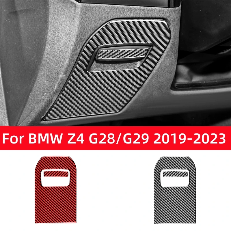 For BMW Z4 Series G28 G29 2019-2023 Carbon Fiber Accessories Car Driver's Cab Storage Box Panel Trim Cover Decoration Stickers
For BMW Z4 Series G28 G29 2019-2023 Carbon Fiber Accessories Car Driver's Cab Storage Box Panel Trim Cover Decoration Stickers