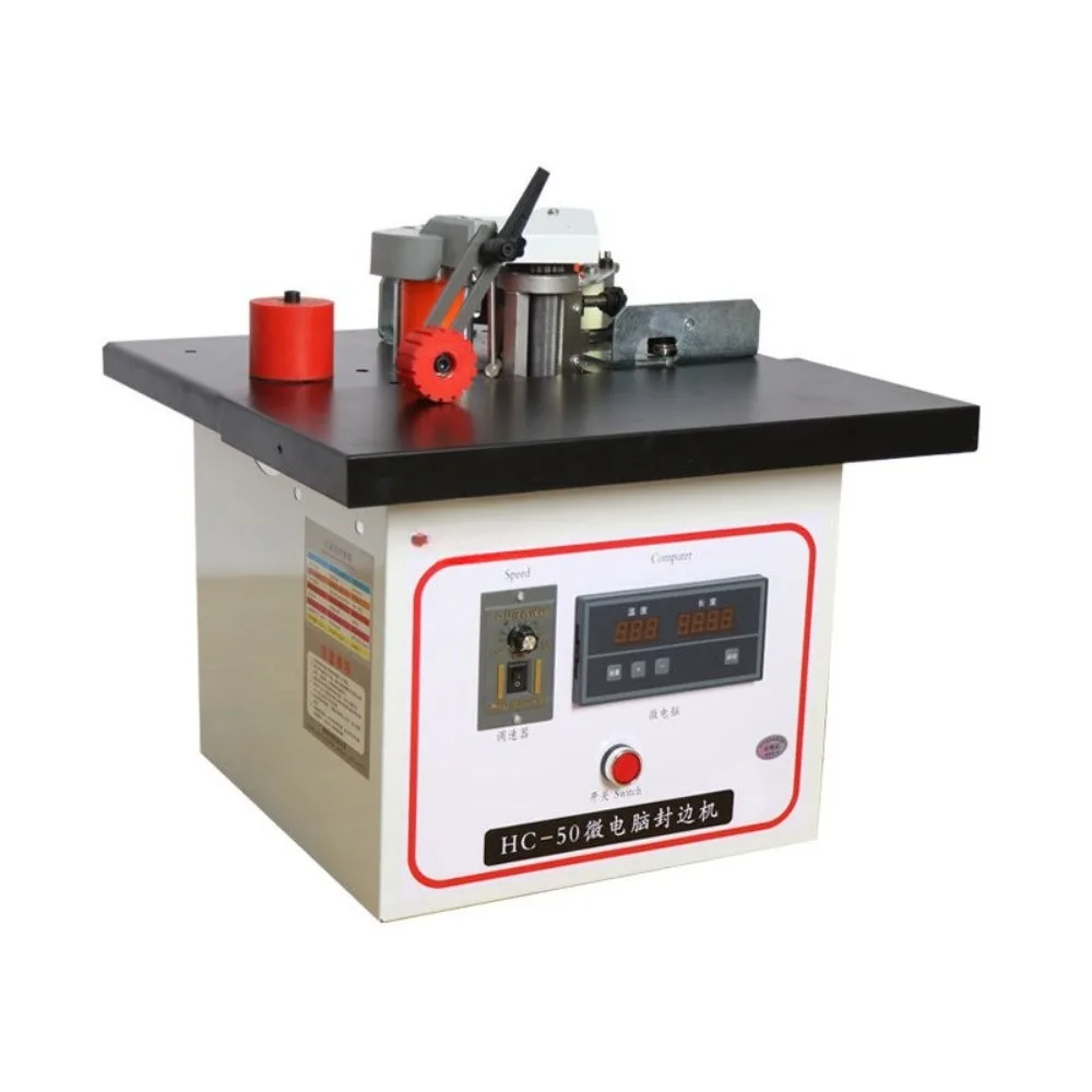Mini automatic PVC woodworking machinery, manual portable medium density fiberboard cutting machine, edge banding machine
Mini automatic PVC woodworking machinery, manual portable medium density fiberboard cutting machine, edge banding machine