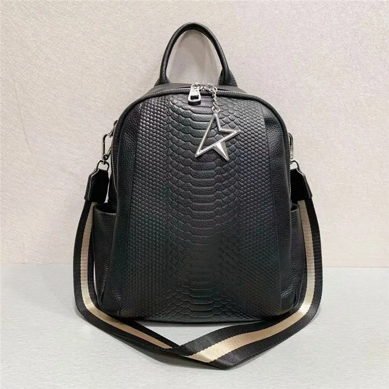New Fashion Alligator Genuine Leather Women Backpacks Luxury Brand Female Real Natural Leather Girl Student Casual Backpack
New Fashion Alligator Genuine Leather Women Backpacks Luxury Brand Female Real Natural Leather Girl Student Casual Backpack