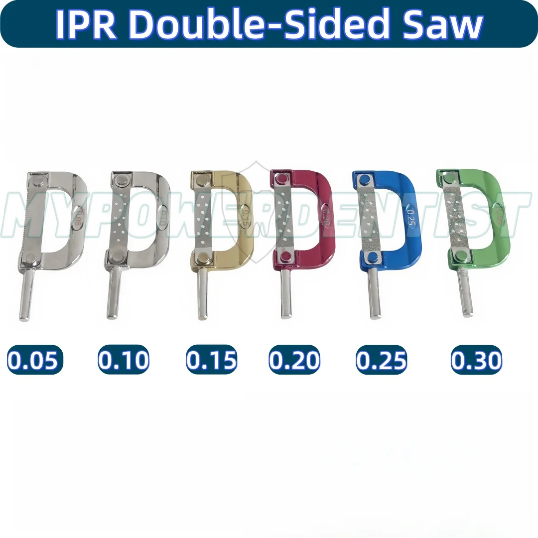 Dental Orthodontic Interproximal Enamel Reduction IPR Double-Sided Saw Polishing 6Size
Dental Orthodontic Interproximal Enamel Reduction IPR Double-Sided Saw Polishing 6Size