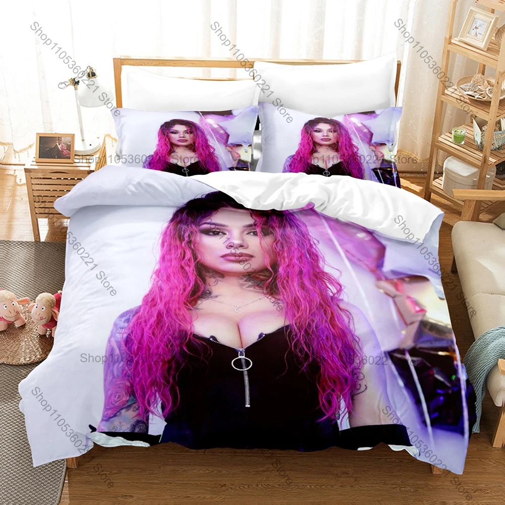 Snow Tha Product Printed Bedding Set, Duvet Cover plus 2 Pillowcases, Famous Female Rapper Style Soft Microfiber Textiles
Snow Tha Product Printed Bedding Set, Duvet Cover plus 2 Pillowcases, Famous Female Rapper Style Soft Microfiber Textiles