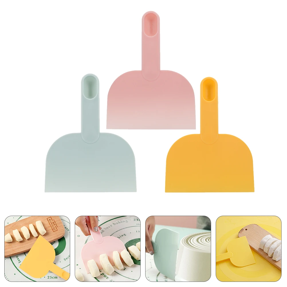 3Pcs Dough Scraper Plastic Cutter Non Adhesive Kitchen Kitchenware for Dough Bread Cake Cutting Tool Cream Spatula
3Pcs Dough Scraper Plastic Cutter Non Adhesive Kitchen Kitchenware for Dough Bread Cake Cutting Tool Cream Spatula