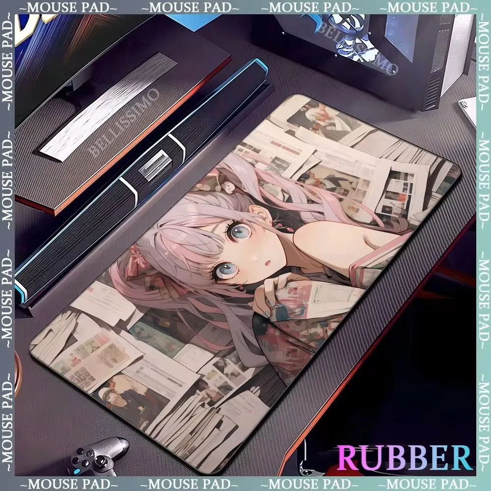 Anime Girl Lock Edge Computer Mouse Pads 1000*500 Rubber Oversized Game Computer Pad XXL Gamer Anti-slip Keyboard Pad Desk mats
Anime Girl Lock Edge Computer Mouse Pads 1000*500 Rubber Oversized Game Computer Pad XXL Gamer Anti-slip Keyboard Pad Desk mats
