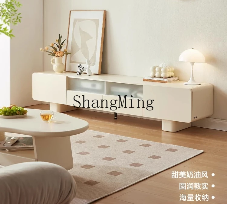 HJ cream wind TV cabinet living room new home floor cloud coffee table combination small apartment
HJ cream wind TV cabinet living room new home floor cloud coffee table combination small apartment