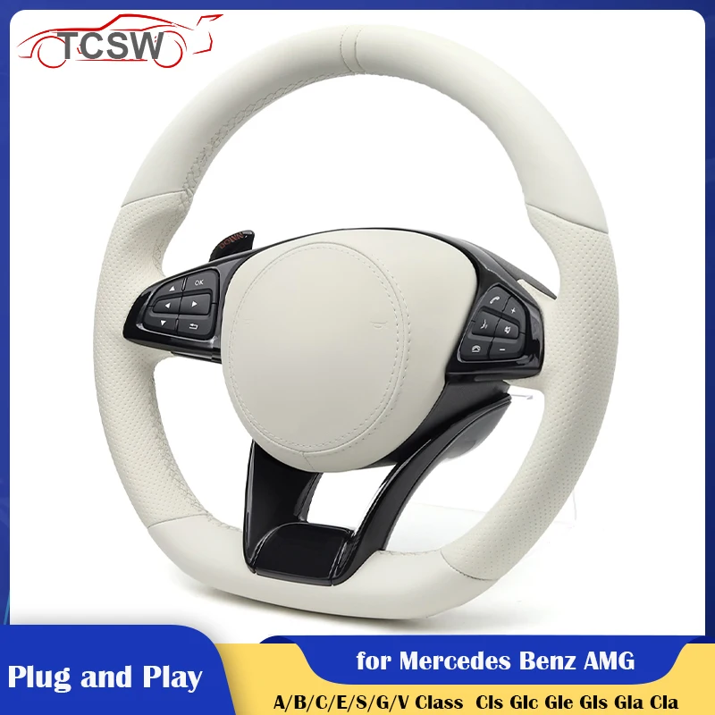 Car Steering Wheel Full Set for Mercedes Benz AMG W205 W213 W253 W176 W156 W117 W204 W212 W218 CLA GLC GLB GLS GLE C63 E63
Car Steering Wheel Full Set for Mercedes Benz AMG W205 W213 W253 W176 W156 W117 W204 W212 W218 CLA GLC GLB GLS GLE C63 E63