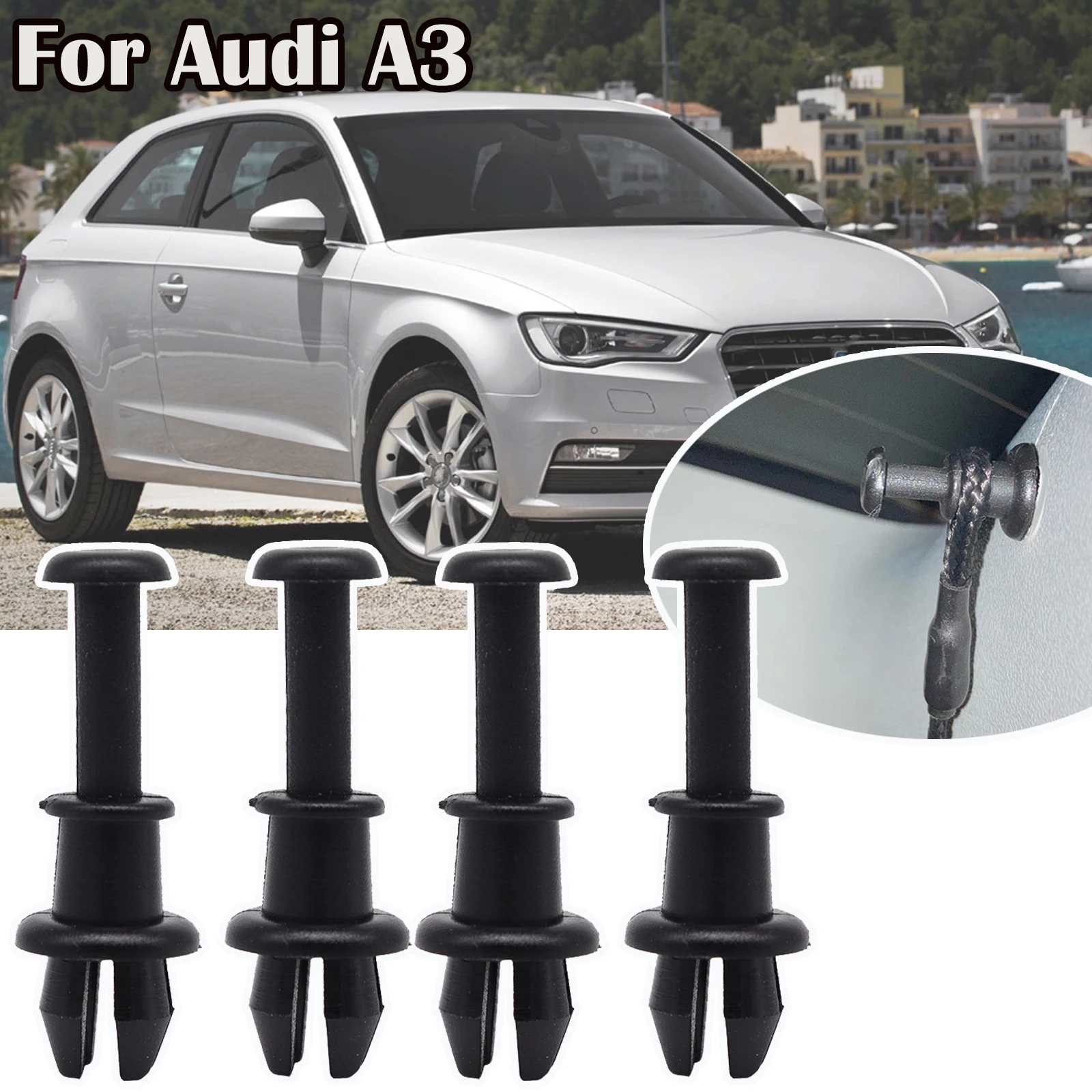 For Audi A3 8V/8P 2003 2004 2005 2006 2007 - 2020 Car Parcel Shelf String Holder Rivet Hanger Rear Trunk Cargo Clips Replacement
For Audi A3 8V/8P 2003 2004 2005 2006 2007 - 2020 Car Parcel Shelf String Holder Rivet Hanger Rear Trunk Cargo Clips Replacement