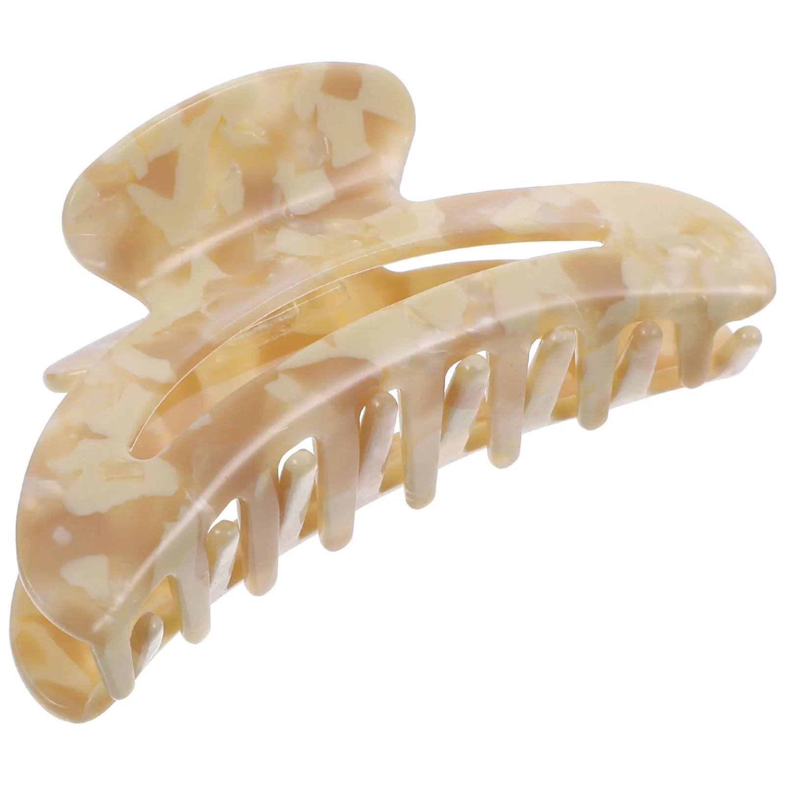 Marble Textured Hair Clip Unique Claw Trendy Clips for Women Flat Styling Accessories Large
Marble Textured Hair Clip Unique Claw Trendy Clips for Women Flat Styling Accessories Large