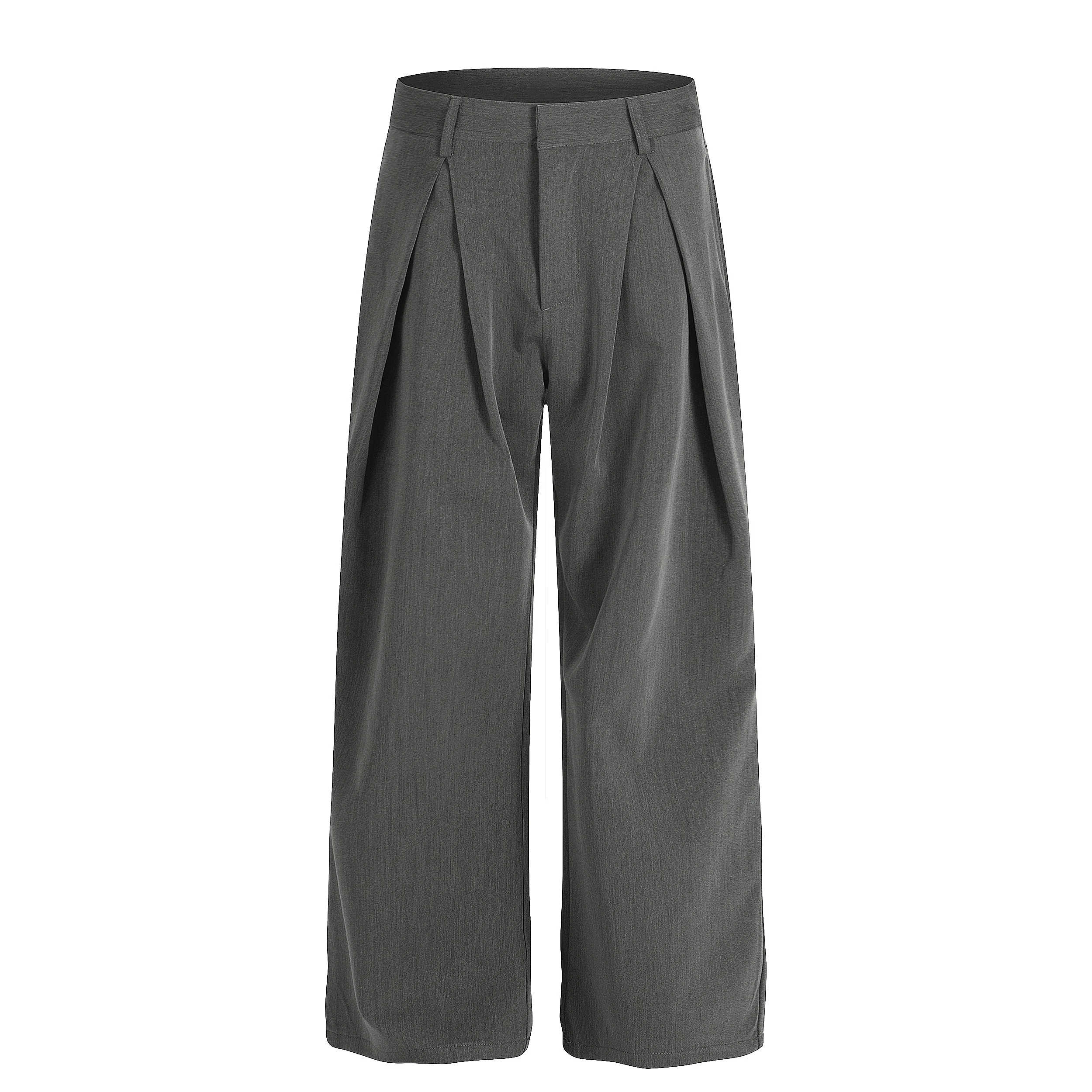 American Retro Pleated Wide Leg Pants Women's Commuter Loose Long Pants Simple Casual Style Cotton Polyester Fabric
American Retro Pleated Wide Leg Pants Women's Commuter Loose Long Pants Simple Casual Style Cotton Polyester Fabric