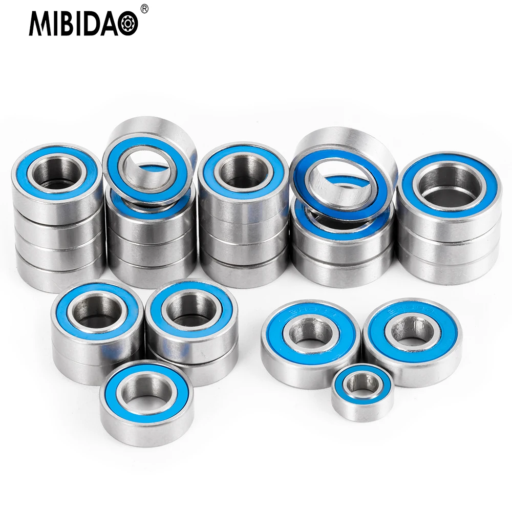 MIBIDAO 26pcs Stainless Steel 8x14x4mm 4x8x3mm Ball Bearings for 1/8 LMT 1/10 LMT 4x4 Grave Son-uva Digger RTR RC Car Upgrade
MIBIDAO 26pcs Stainless Steel 8x14x4mm 4x8x3mm Ball Bearings for 1/8 LMT 1/10 LMT 4x4 Grave Son-uva Digger RTR RC Car Upgrade