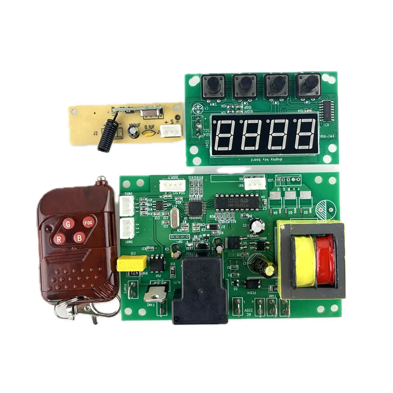DMX - Controlled PCB Board Motherboard with LED Display for Stage Special Effect Numerical Code Snow Maker Machine
DMX - Controlled PCB Board Motherboard with LED Display for Stage Special Effect Numerical Code Snow Maker Machine