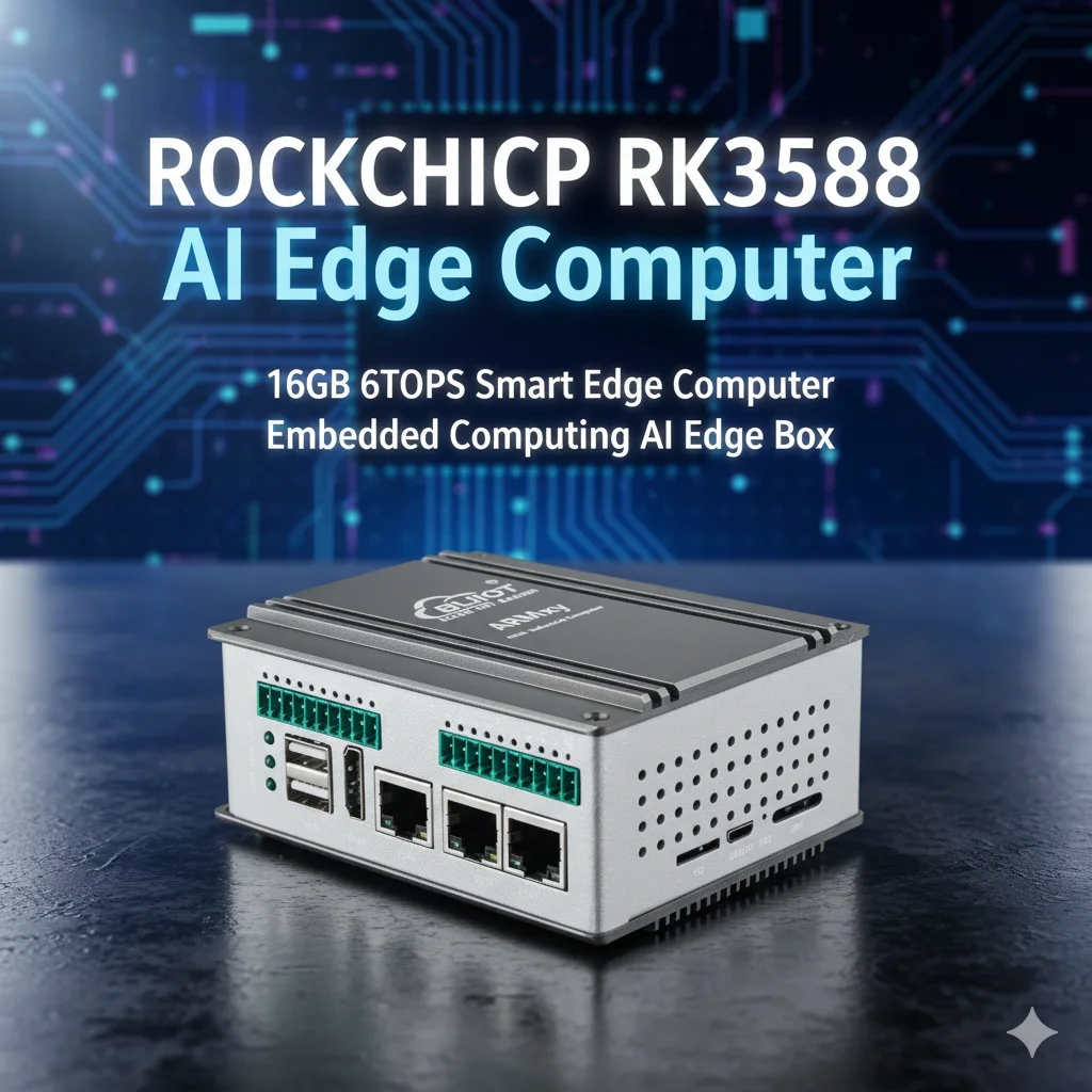 ROCKCHIP RK3588 Компьютер AI Edge 8 ГБ LPDDR4X 6TOPS Smart Edge Компьютер Встроенный вычислительный AI Edge Box 
ROCKCHIP RK3588 Компьютер AI Edge 8 ГБ LPDDR4X 6TOPS Smart Edge Компьютер Встроенный вычислительный AI Edge Box