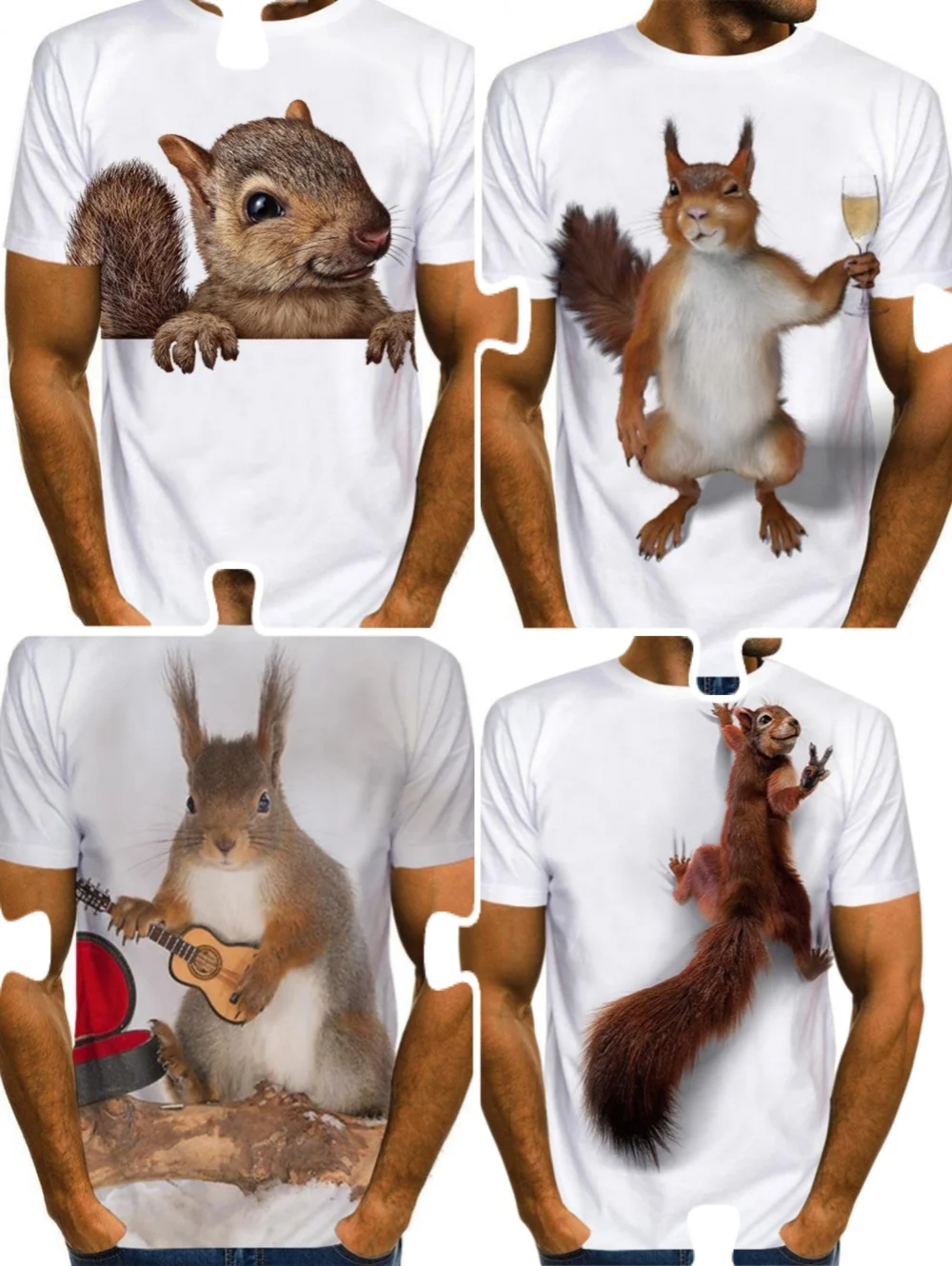Cute 3D Print Animal Squirrel T-Shirt for Men Summer Cool Short Sleeves Fashion Casual Loose T-Shirt Round Neck Funny Tops Tees
Cute 3D Print Animal Squirrel T-Shirt for Men Summer Cool Short Sleeves Fashion Casual Loose T-Shirt Round Neck Funny Tops Tees