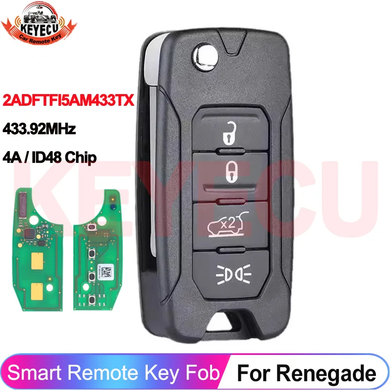 Чип 4A/MQB48 FCC ID: 2ADFTFI5AM433TX 433,92 МГц для Jeep Renegade 2016 2017 2018 откидной пульт дистанционного управления без ключа автомобильный брелок
Чип 4A/MQB48 FCC ID: 2ADFTFI5AM433TX 433,92 МГц для Jeep Renegade 2016 2017 2018 откидной пульт дистанционного управления без ключа автомобильный брелок