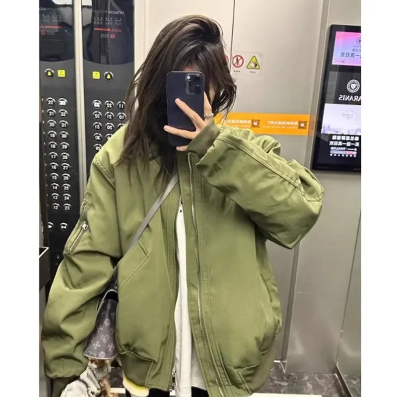 2025 Autumn and Winter New Flight Suit Jacket Women's Autumn and Winter Design Sense
2025 Autumn and Winter New Flight Suit Jacket Women's Autumn and Winter Design Sense