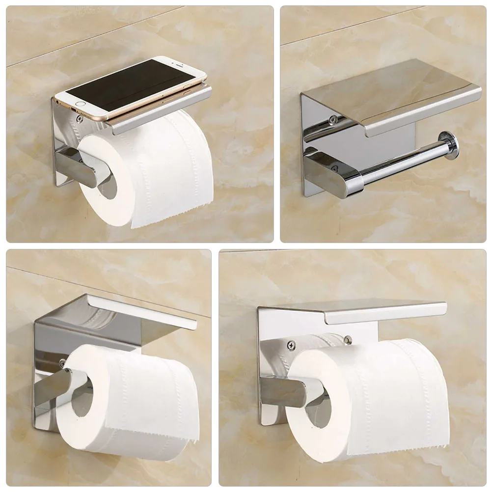 Stainless Steel Paper Towel Holder Multi Functional Storage Shelf Toilet Tissue Bathroom Accessories Cellphone Rack Easy Clean
Stainless Steel Paper Towel Holder Multi Functional Storage Shelf Toilet Tissue Bathroom Accessories Cellphone Rack Easy Clean