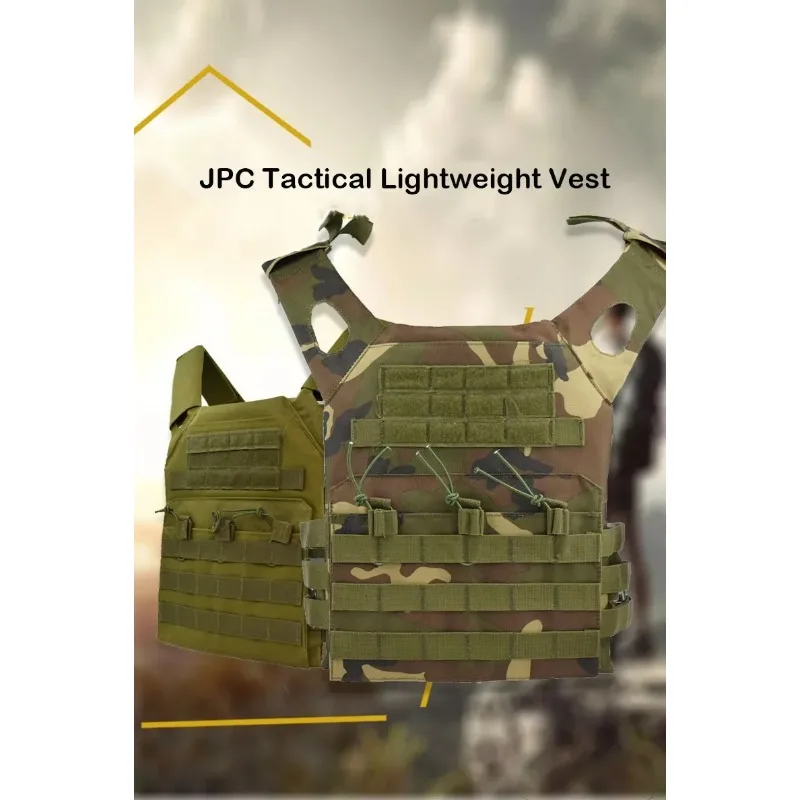 Многофункциональный тактический жилет JPCMolle, легкий камуфляжный тактический жилет, снаряжение для охоты, активного отдыха и походов
Многофункциональный тактический жилет JPCMolle, легкий камуфляжный тактический жилет, снаряжение для охоты, активного отдыха и походов