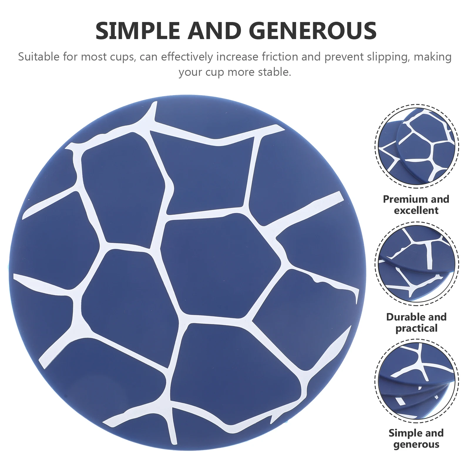 4 Pcs Tea Cup Mat Silicone Coaster Anti-slip Bottle Mats Blue Anti-s Tumbler Pads
4 Pcs Tea Cup Mat Silicone Coaster Anti-slip Bottle Mats Blue Anti-s Tumbler Pads