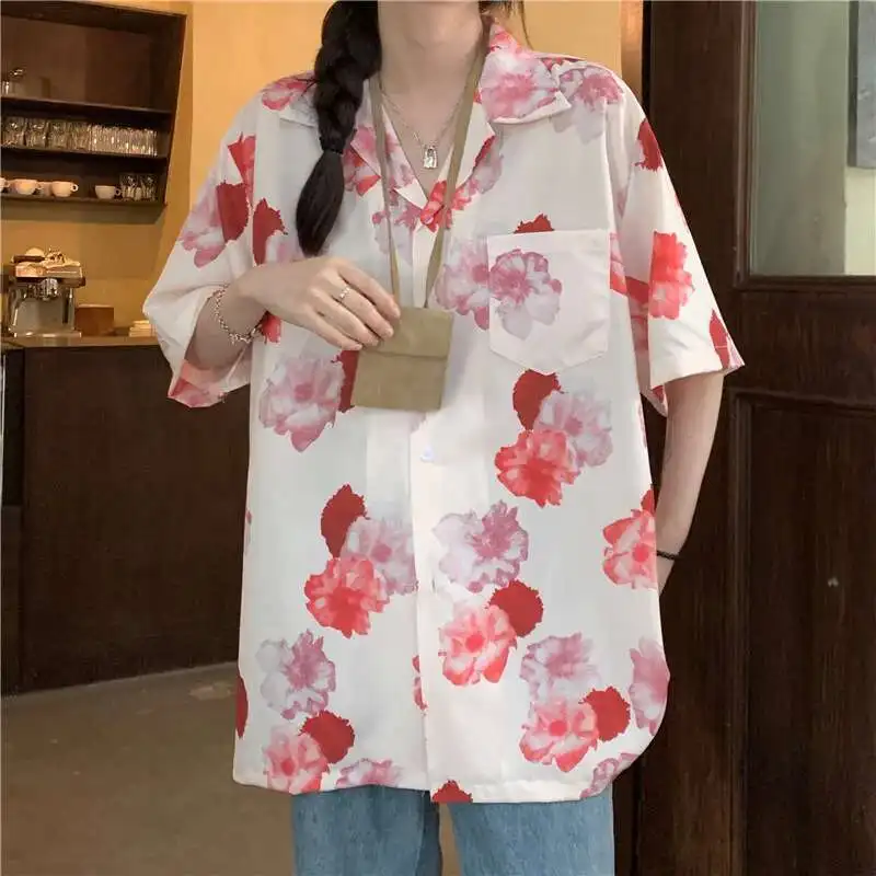 2025 Summer New Women Tie Dye Floral Printed Blouse Button Up Turn Down Collar Casual Shirts Teen Girls Holiday Beach Clothes
2025 Summer New Women Tie Dye Floral Printed Blouse Button Up Turn Down Collar Casual Shirts Teen Girls Holiday Beach Clothes
