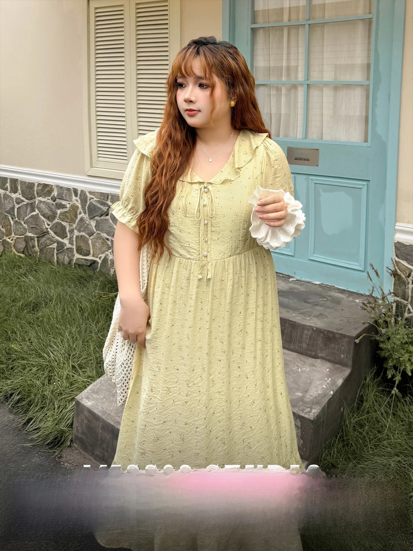 Limited Edition plus Size Women's Dress Elegant Country Floral Skirt Summer Doll Collar Belted Concealing Long Dress
Limited Edition plus Size Women's Dress Elegant Country Floral Skirt Summer Doll Collar Belted Concealing Long Dress