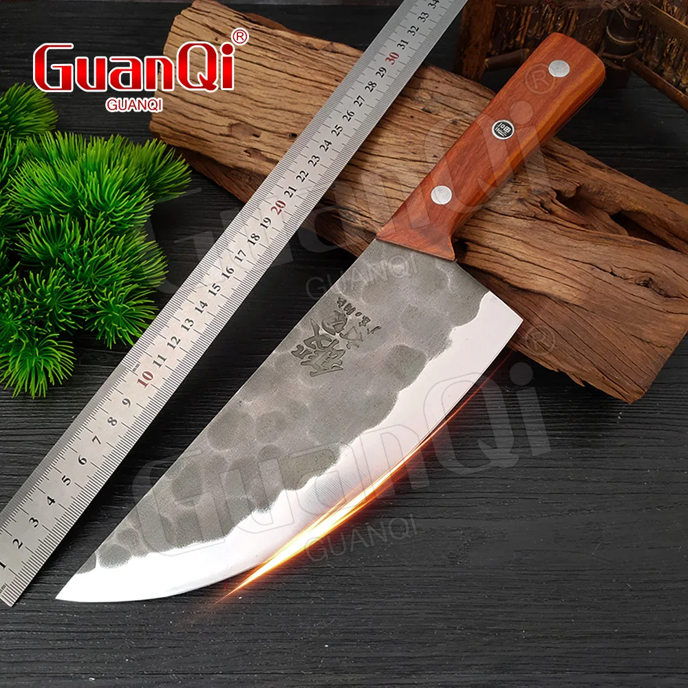 8 inch Butcher Knife Kitchen Cleaver Handmade Forged Knife Meat Bone Vegetable Chef Knife Stainless Steel Chopping Cooking Knife
8 inch Butcher Knife Kitchen Cleaver Handmade Forged Knife Meat Bone Vegetable Chef Knife Stainless Steel Chopping Cooking Knife