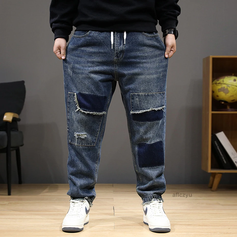 Jogger Jeans Men Denim Pants Plus Size 8XL Fashion Patchwork Jeans Casual Elastic Waist Denim Pants Male Big Size Trousers
Jogger Jeans Men Denim Pants Plus Size 8XL Fashion Patchwork Jeans Casual Elastic Waist Denim Pants Male Big Size Trousers