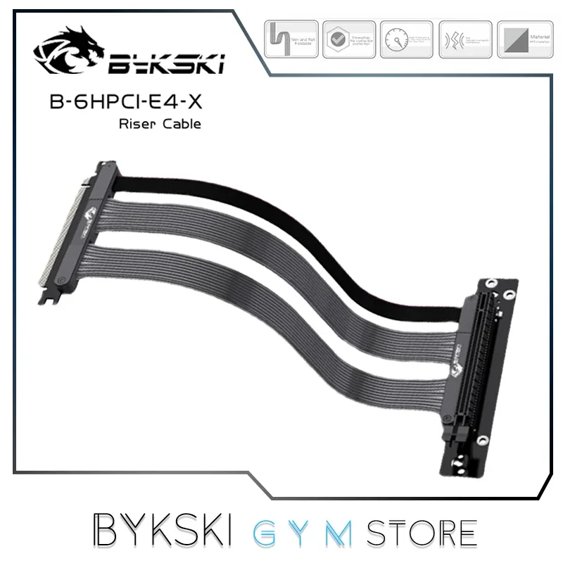 Переходной кабель Bykski PCIe, удлинительный кабель графического процессора видеокарты, вертикальный разъем 90 градусов PCIE4,0x16, полная скорость, B-6HPCI-E4-X
Переходной кабель Bykski PCIe, удлинительный кабель графического процессора видеокарты, вертикальный разъем 90 градусов PCIE4,0x16, полная скорость, B-6HPCI-E4-X
