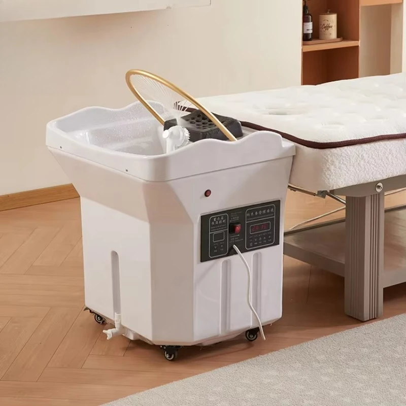Hair Salon Japanese Head Spa Bed Portable Shampoo Sink Bowl Mobile Hair Wash Basin With Water tank
Hair Salon Japanese Head Spa Bed Portable Shampoo Sink Bowl Mobile Hair Wash Basin With Water tank