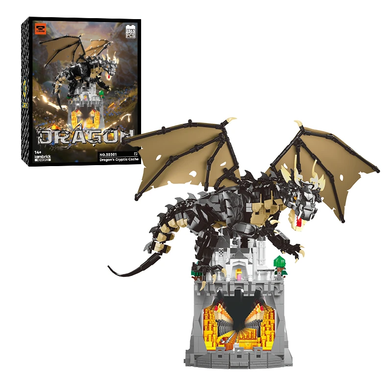 Dragon’s Cryptic Cache building blocks Magic word Wizard Tower building Brave Adventure Journey 2363pcs MOC bricks set for adult
Dragon’s Cryptic Cache building blocks Magic word Wizard Tower building Brave Adventure Journey 2363pcs MOC bricks set for adult