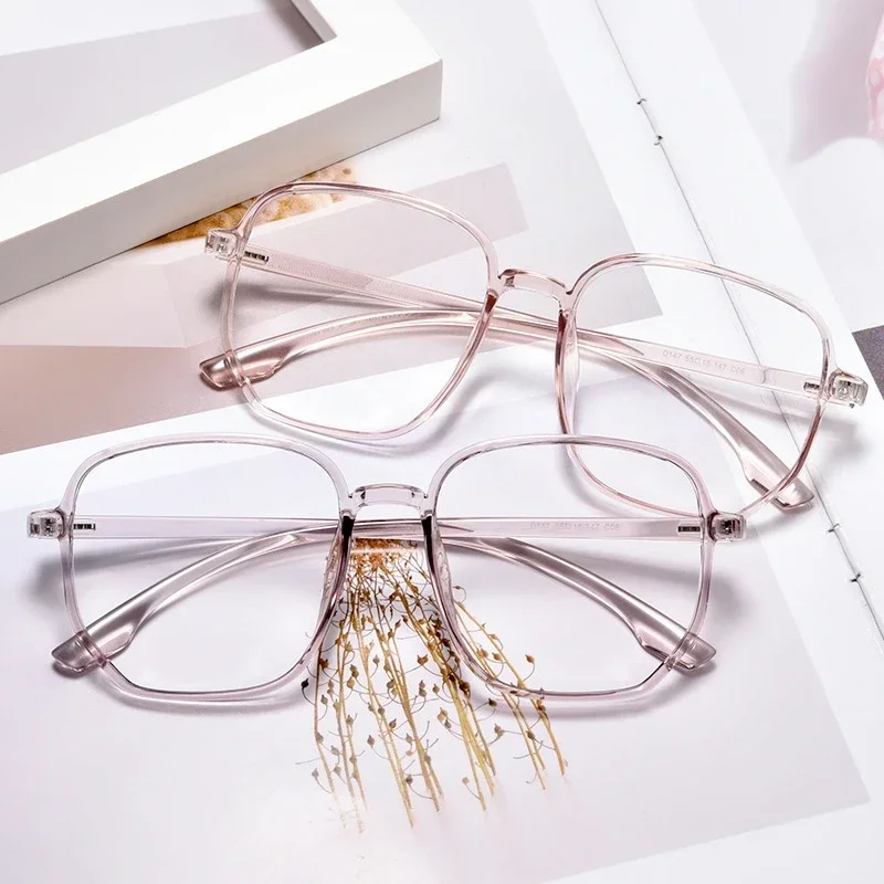 Retro Men's Myopia Optical Prescription Decorative Eyeglasses Frame Women TR90 Glasses Frame Big Face D147 Custom Myopia Lenses
Retro Men's Myopia Optical Prescription Decorative Eyeglasses Frame Women TR90 Glasses Frame Big Face D147 Custom Myopia Lenses