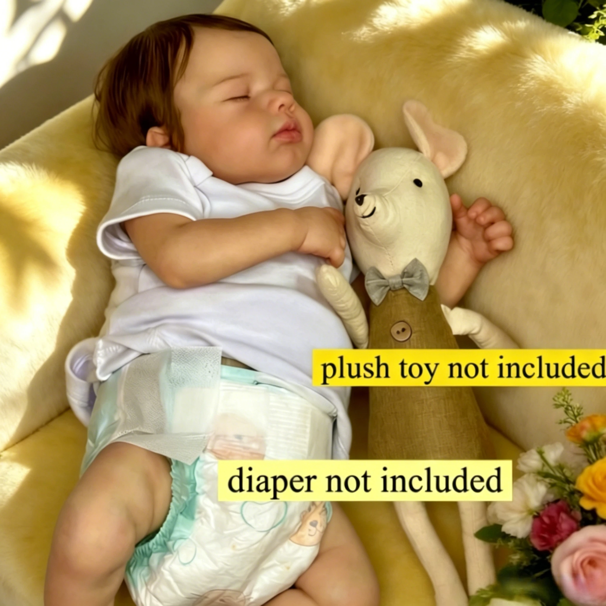 BZDOLL 3D-Paint Visible Veins 48cm Full Vinyl Asleep Reborn Baby Doll 19inch Lovely Handmade Birthday Gift for Kids
BZDOLL 3D-Paint Visible Veins 48cm Full Vinyl Asleep Reborn Baby Doll 19inch Lovely Handmade Birthday Gift for Kids