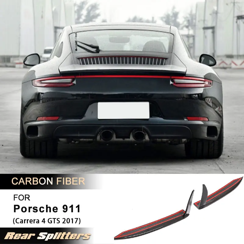 Car Rear Bumper Splitters Spoiler for Porsche 911 Carrera 4 GTS 2017 Racing Rear Splitters Canards Body Kits Full Carbon Fiber
Car Rear Bumper Splitters Spoiler for Porsche 911 Carrera 4 GTS 2017 Racing Rear Splitters Canards Body Kits Full Carbon Fiber