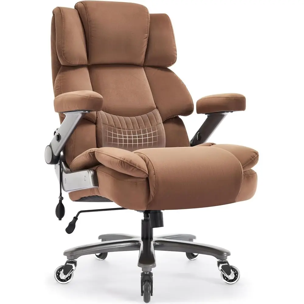 Высокопрочное офисное кресло из ткани с грузоподъемностью 700 фунтов, регулируемой поясничной опорой и 3D-подлокотниками для пользователей больших размеров
Высокопрочное офисное кресло из ткани с грузоподъемностью 700 фунтов, регулируемой поясничной опорой и 3D-подлокотниками для пользователей больших размеров