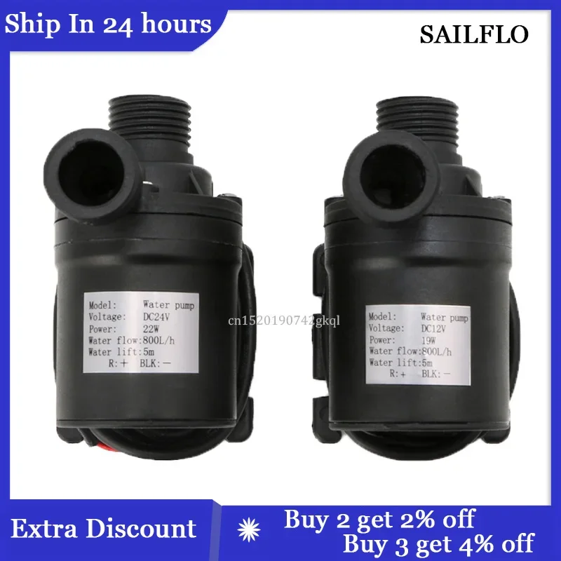 800L/H 5m DC 12V 24V Solar Brushless Motor Water Circulation Water Pump Submersibles Water Pumps
800L/H 5m DC 12V 24V Solar Brushless Motor Water Circulation Water Pump Submersibles Water Pumps