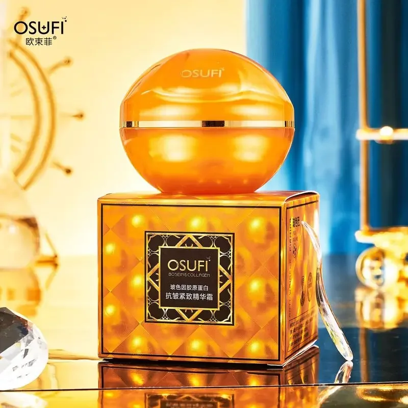 OSUFI BOSEING Collagen Anti Wrinkle Face Cream Firming Nourish Hydrating Moisturizing Pro-Xylane Essence Facial Cream Skin Care
OSUFI BOSEING Collagen Anti Wrinkle Face Cream Firming Nourish Hydrating Moisturizing Pro-Xylane Essence Facial Cream Skin Care