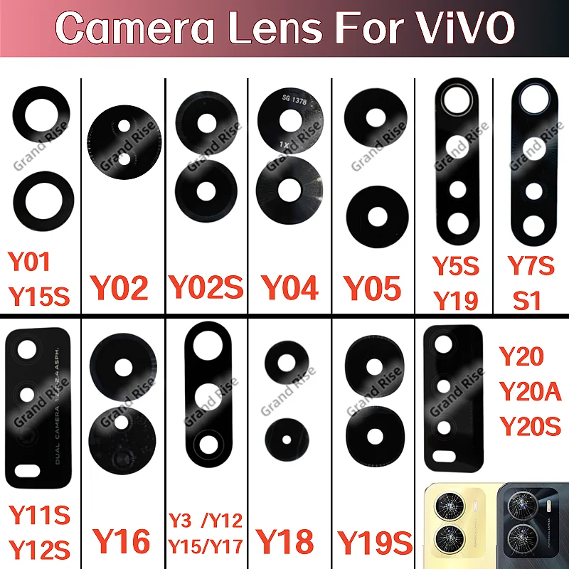 Rear Camera Glass Lens For vivo Y01 Y15S Y02 Y02S Y04 Y05 Y5S Y19 Y7S S1 Y11S Y12S Y16 Y17 Y15 Y12 Y3 Y18 Y19S Y20 Y20S Y20A
Rear Camera Glass Lens For vivo Y01 Y15S Y02 Y02S Y04 Y05 Y5S Y19 Y7S S1 Y11S Y12S Y16 Y17 Y15 Y12 Y3 Y18 Y19S Y20 Y20S Y20A