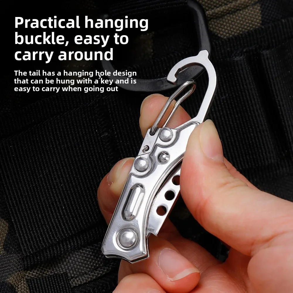 Outdoor Cutting Tool Stainless Steel Stainless Steel Knife Mini Folding Knife Ergonomic Portable Folding Knife For Camping
Outdoor Cutting Tool Stainless Steel Stainless Steel Knife Mini Folding Knife Ergonomic Portable Folding Knife For Camping