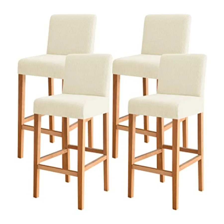 Bar Stool Chair Cover with Backs Set of 4 Jacquard Dining Chair Barstool Slipcover Square Removable Washable
Bar Stool Chair Cover with Backs Set of 4 Jacquard Dining Chair Barstool Slipcover Square Removable Washable