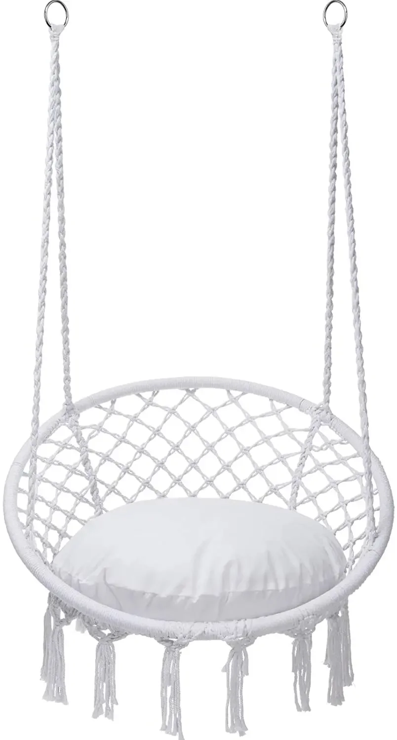 l # outdoor Macrame white round shape hammock chair Hanging Chair Hammock Swing For garden, porch
l # outdoor Macrame white round shape hammock chair Hanging Chair Hammock Swing For garden, porch