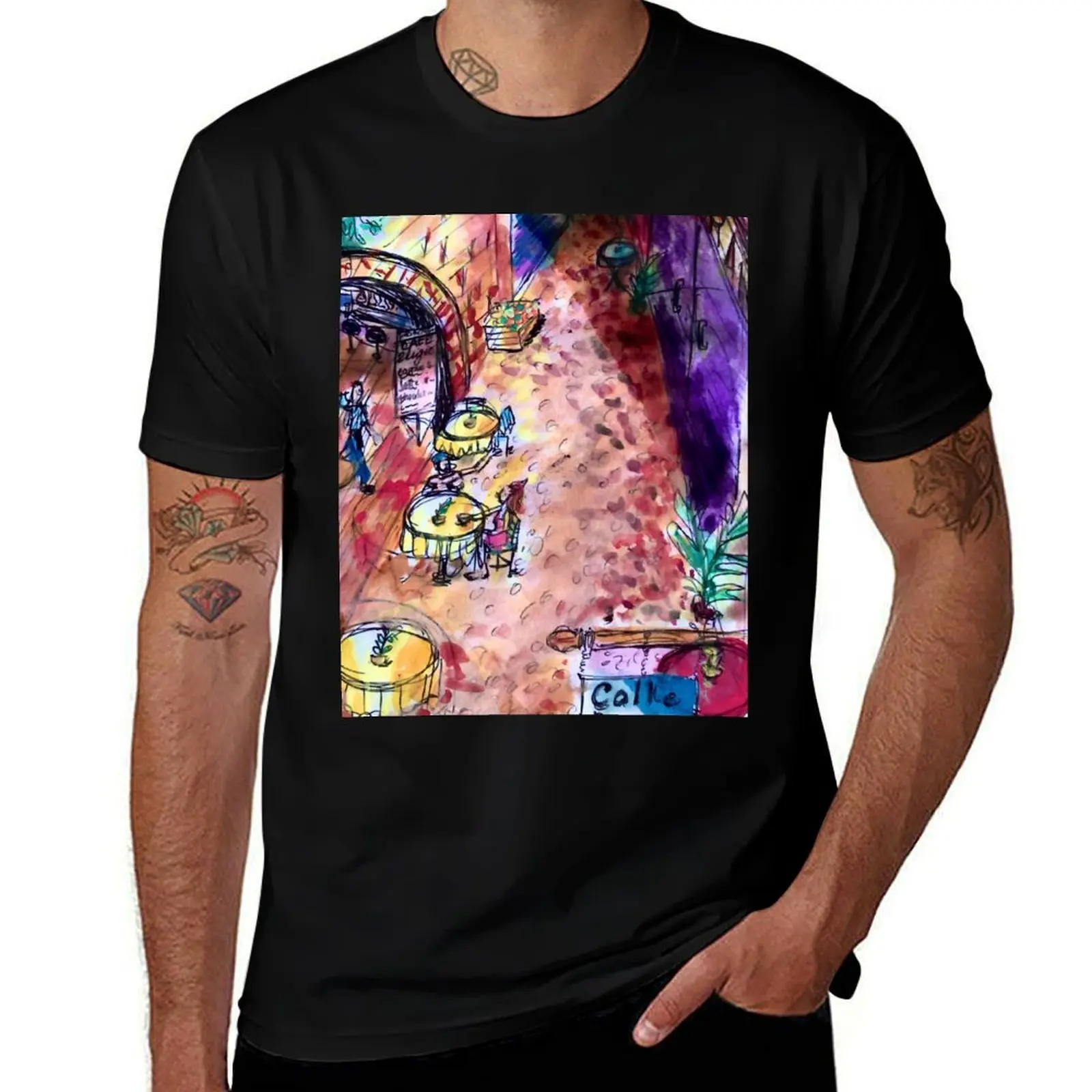 Футболка Al Fresco, черная хлопковая футболка, простая мужская посылка, мужская повседневная мужская футболка с рисунком, футболка
Футболка Al Fresco, черная хлопковая футболка, простая мужская посылка, мужская повседневная мужская футболка с рисунком, футболка