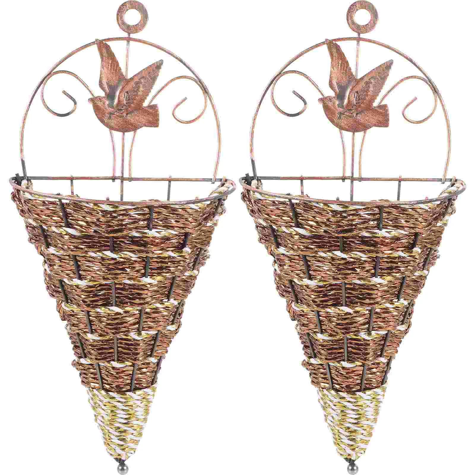 Woven Wall Mounted Pot Basket Hanging Flower Tray Decor Wall-mounted Plants Indoor
Woven Wall Mounted Pot Basket Hanging Flower Tray Decor Wall-mounted Plants Indoor