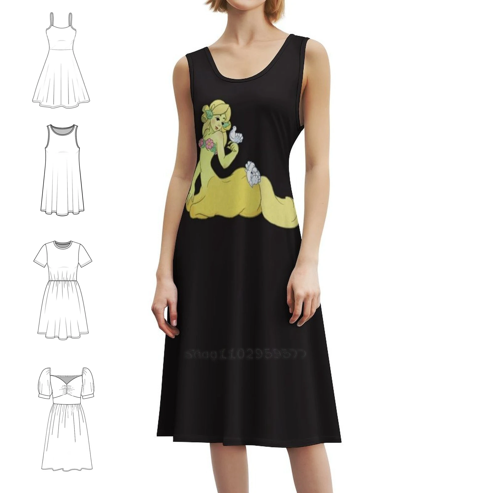 Yellow Centaurette Sticker Korean Style Dress For Women Elegant Casual Dress For Party Or Daily Wear Yellow Centaurette Evening
Yellow Centaurette Sticker Korean Style Dress For Women Elegant Casual Dress For Party Or Daily Wear Yellow Centaurette Evening