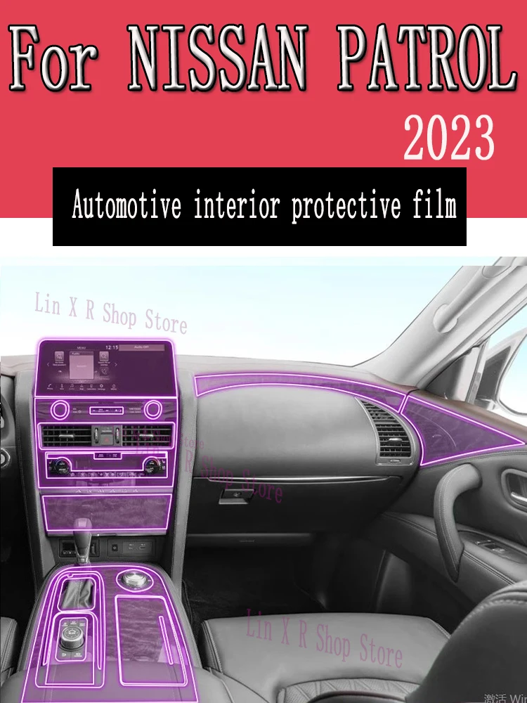For NISSAN PATROL 2023 Gearbox Panel Navigation Screen Automotive Interior TPU Protective Film Cover Anti-Scratch Accessories
For NISSAN PATROL 2023 Gearbox Panel Navigation Screen Automotive Interior TPU Protective Film Cover Anti-Scratch Accessories
