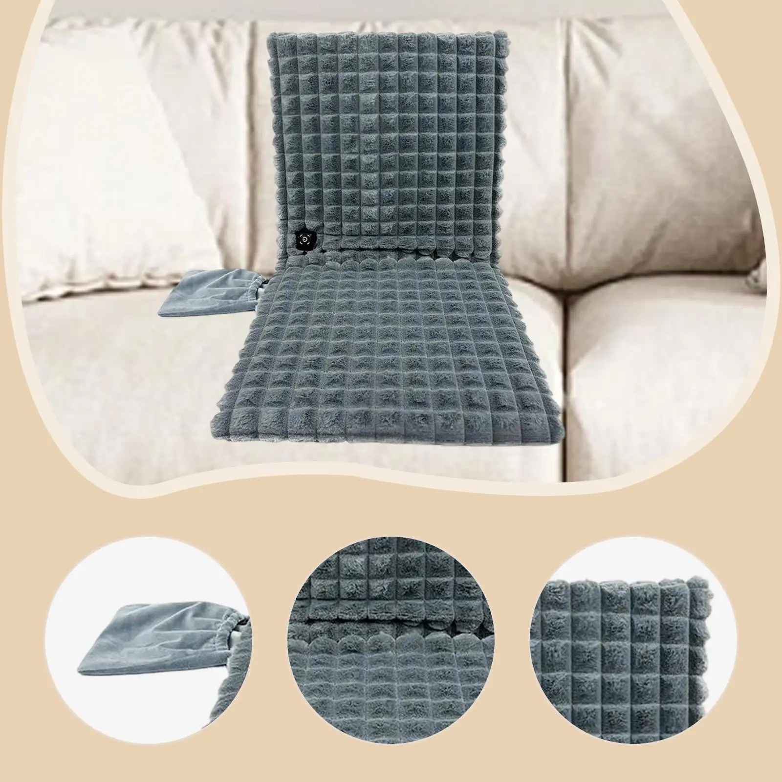 Portable Heated Seat Cushion Washable Plush Thermal Pad with Storage Pocket for Fishing Camping Travel and Home
Portable Heated Seat Cushion Washable Plush Thermal Pad with Storage Pocket for Fishing Camping Travel and Home